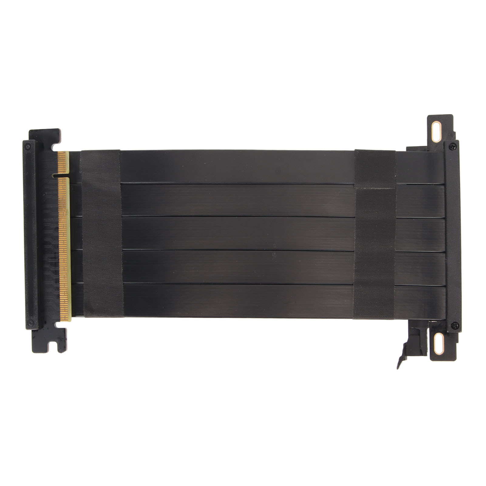 Hochgeschwindigkeits-pcie-4.0-x16-riserkabel (180°) Für Rtx-4090- Und Rx-7900-xt-grafikkarten, Flexibel, Doppelseitig, Schwarz, 40 Cm / 15,7 Zoll