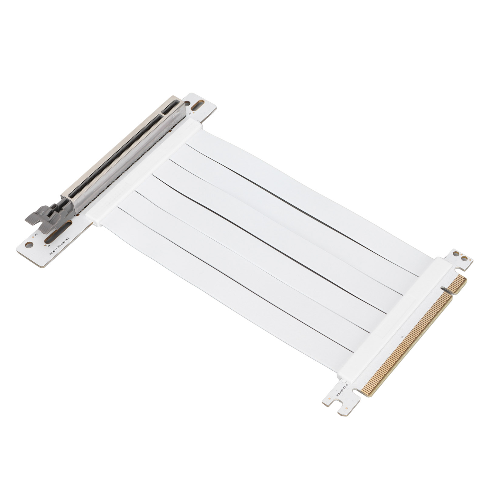15 Cm Pci Express-verlängerungskabel, 128 Gbit/s High Speed Pci Express X16 3.0 Für Grafikkarte, Soundkarte Und Netzwerkkarte (weiß)