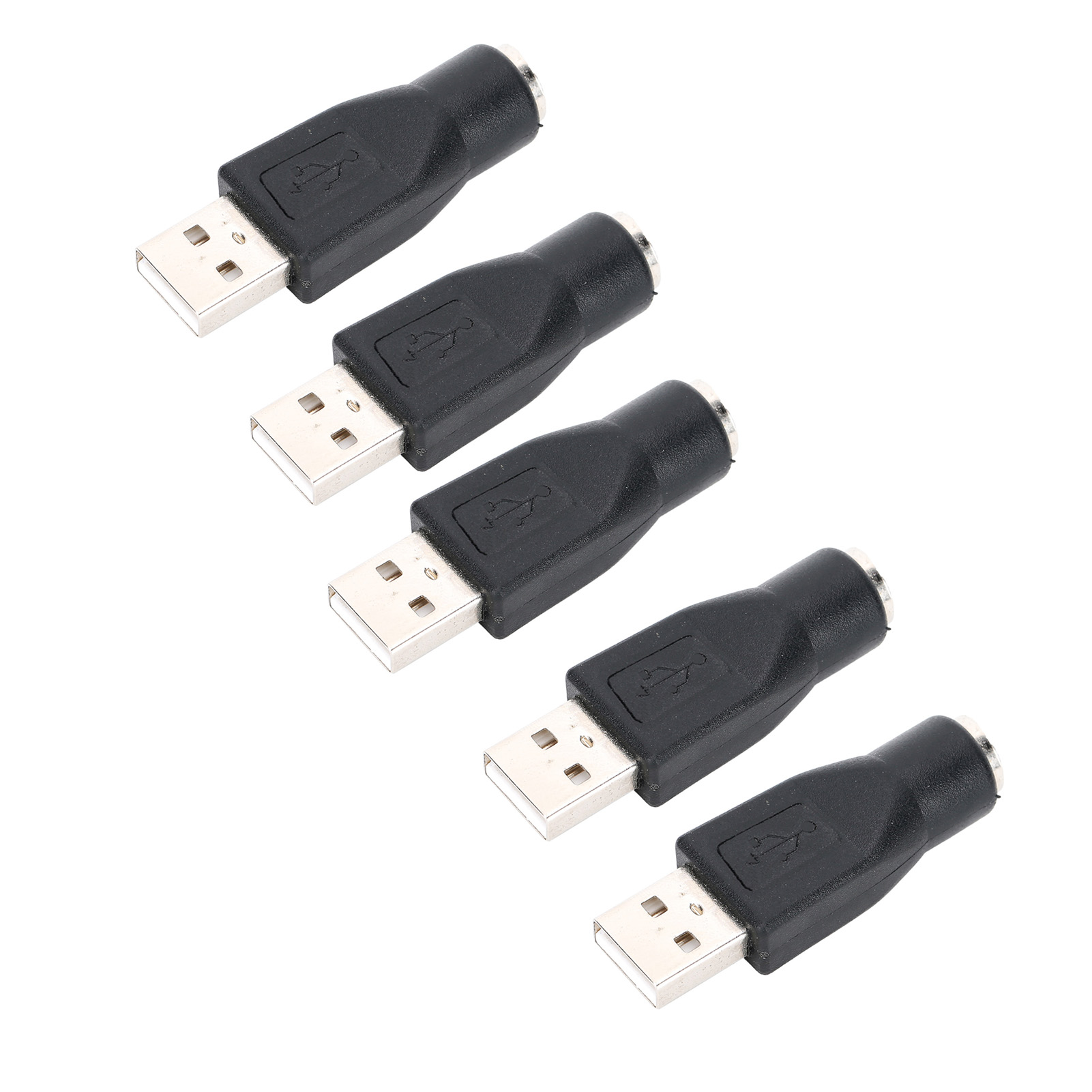 Packung Mit 5 Usb-stecker-auf-ps/2-buchse-adaptern Für Tastatur Und Maus Mit Ps/2-schnittstelle