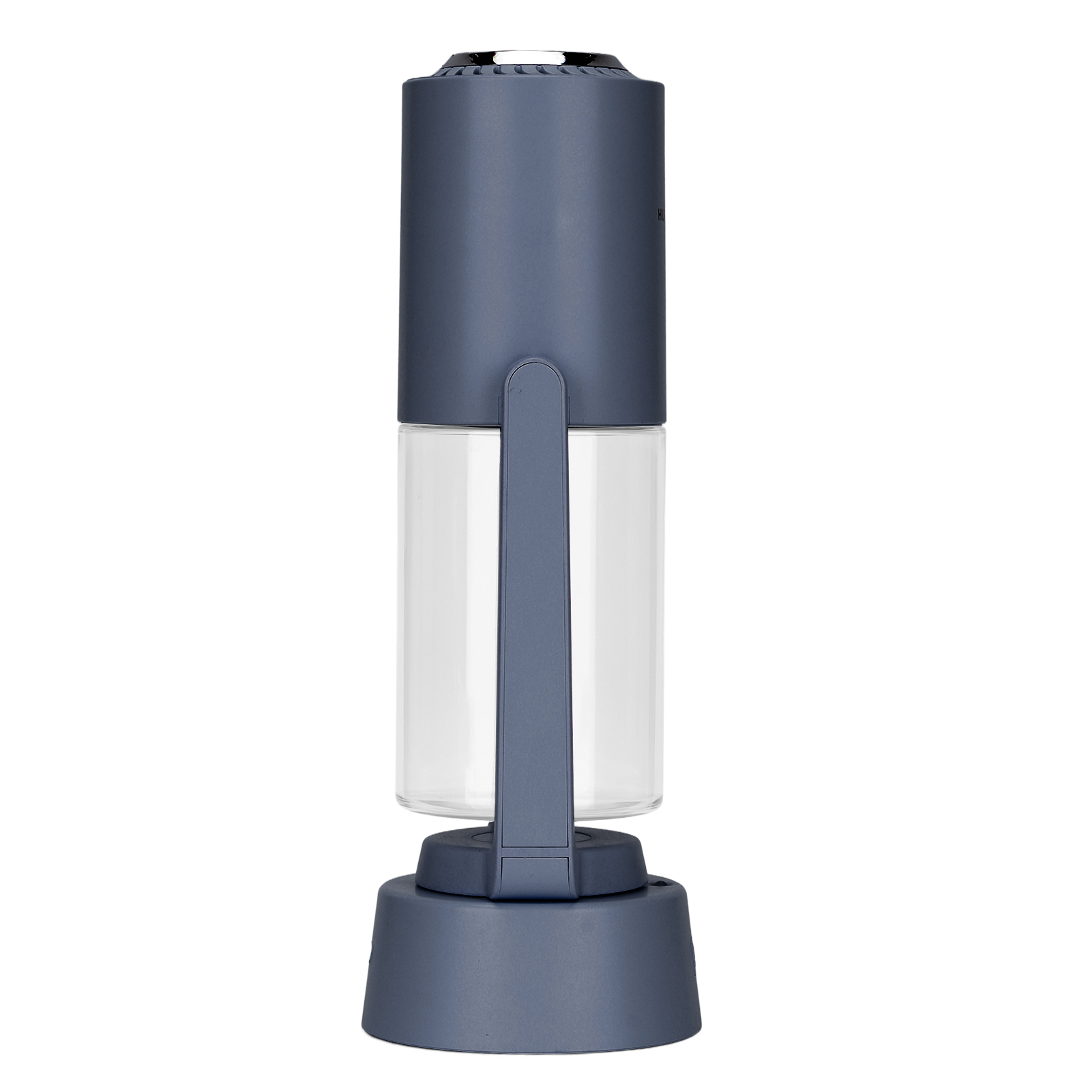 Automatischer, Rotierender Luftbefeuchter Mit Aromatherapie-diffusor, Leiser Betrieb, Farbiges Led-nachtlicht, Dunkelblau