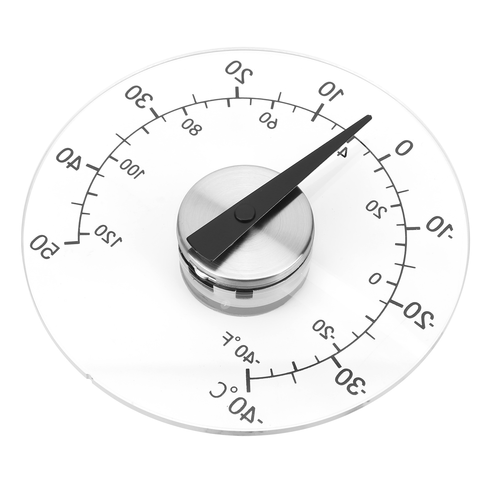 Transparentes, Selbstklebendes Außenthermometer Für Fenster, Türen Oder Gewächshäuser, Temperaturmessgerät