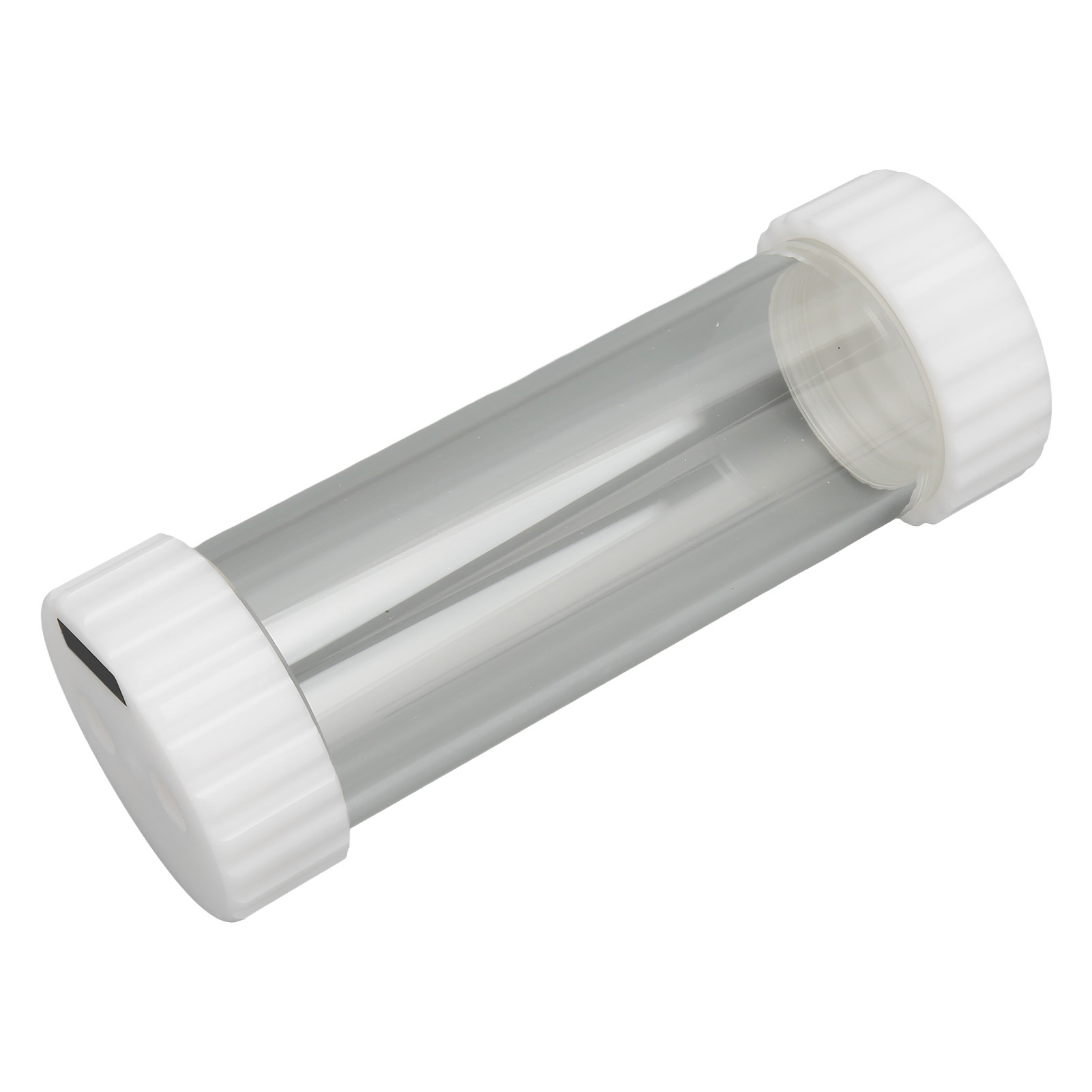 Transparenter, Zylindrischer Flüssigkeitskühlbehälter, 60 Mm Außendurchmesser, Schnellkühlung, G1/4-gewinde, Pmma/pom, 350 Ml Fassungsvermögen, 18,7 Cm / 7,36 Zoll