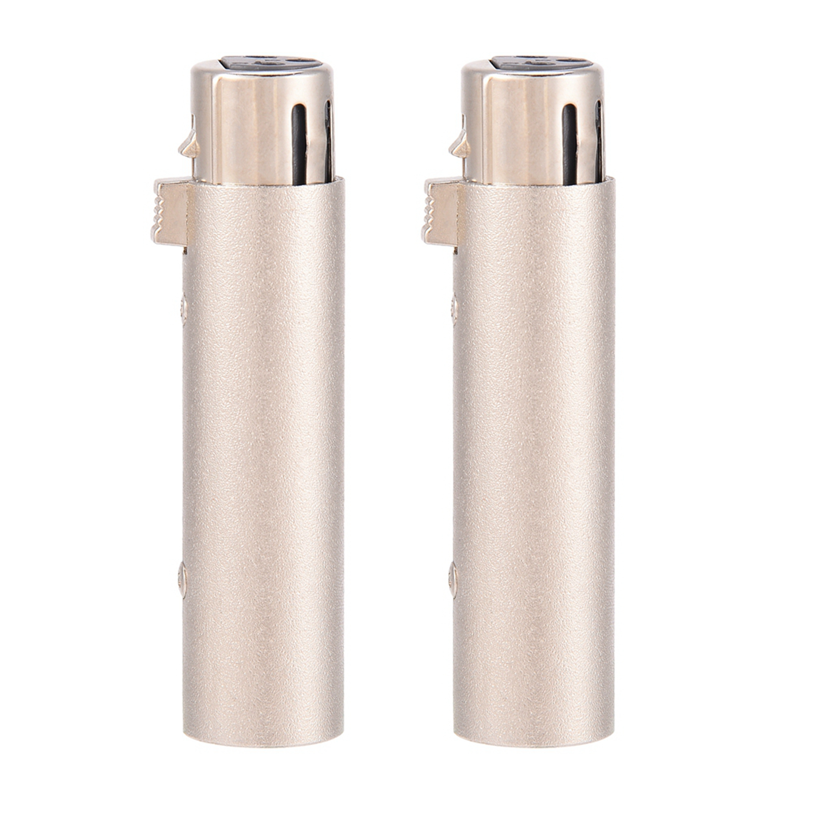 2er-pack Xlr-stecker Auf 3-polige Buchse Audio-mikrofon-verlängerungsadapter