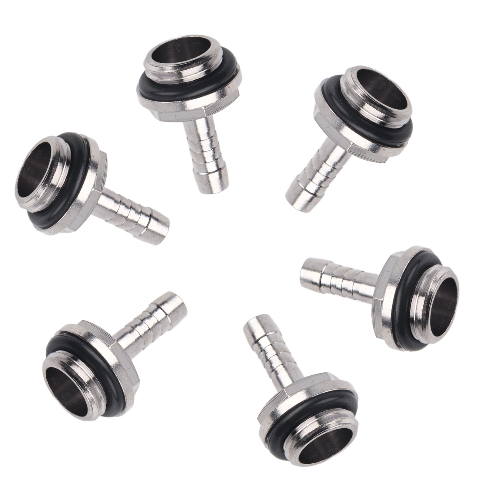 6er-pack Twotouch-anschlüsse Für Pc-flüssigkeitskühlung, G1/4-gewinde, Für 5,5-mm-schläuche