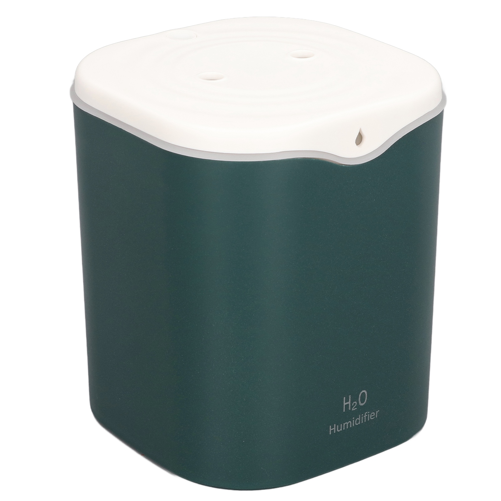 Tisch-luftbefeuchter, 2-liter-wassertank, 2 Betriebsmodi, Usb-anschluss, Doppelnebel, 12 Stunden Befeuchtung, Waldgrün, Ideal Für Schlafzimmer, Büro Oder Studentenwohnheim.