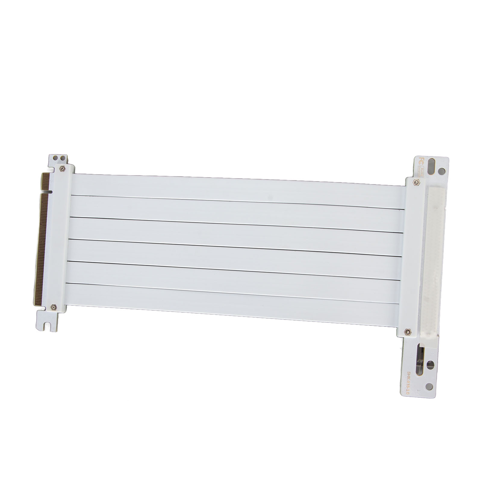 Hochgeschwindigkeits-pcie-3.0-x16-verlängerungskabel, 90-grad-winkel, Flexibel, Weiß, 30 Cm / 11,8 Zoll