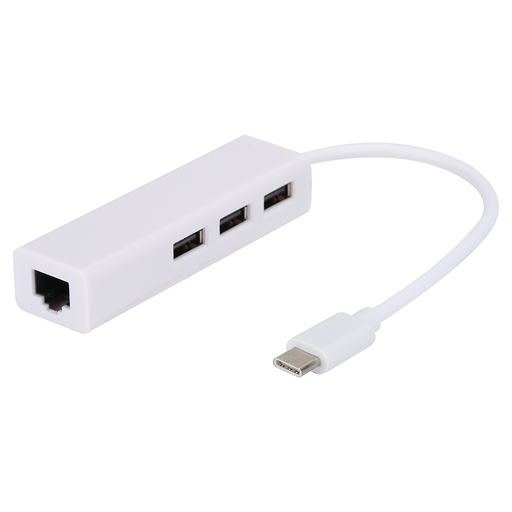 Usb 3.1 Auf Rj45 Usb 2.0 3a 100w Pd Typ-c Auf Hub Netzwerkkabeladapter Für Datenübertragung