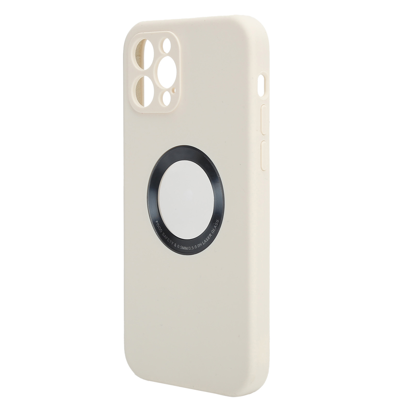 Vollständiger Schutz Durch Flüssiges Silikon Für Iphone 12/12 Pro, Wasserdicht, Weiß