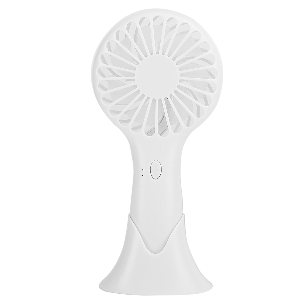 Tragbarer Miniaturventilator Mit Kühlsystem, 3 Geschwindigkeitsstufen, Weiß, Ideal Für Zuhause Und Büro.