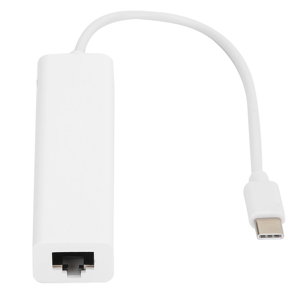 3-port Usb 2.0 Rj45 Hub, Lan-netzwerkkarte, Usb 3.1 Typ-c Zu Ethernet-adapter Für Os X / Android