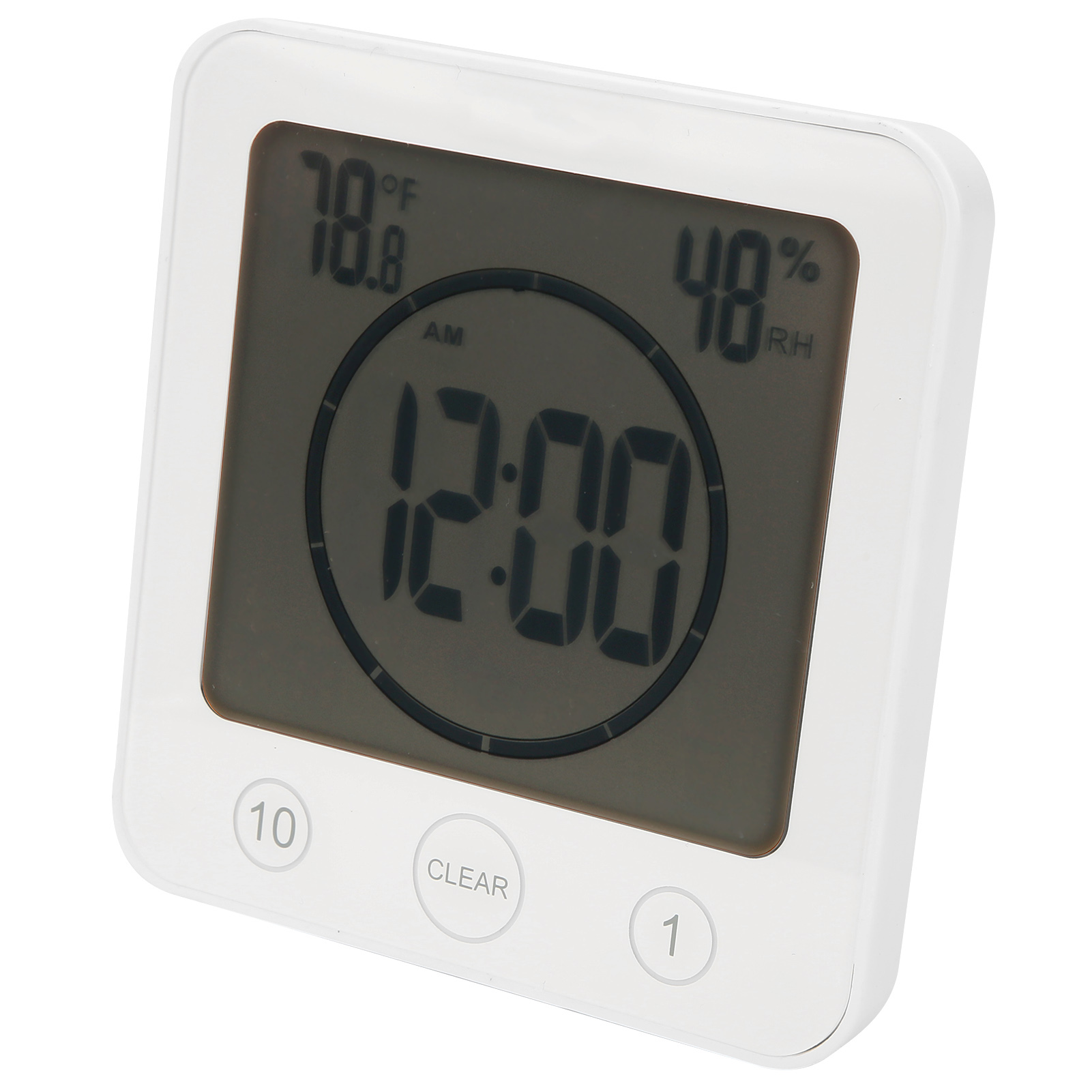 Wasserdichtes, Weißes Digitalthermometer Für Den Außenbereich Und Garten Mit Haken