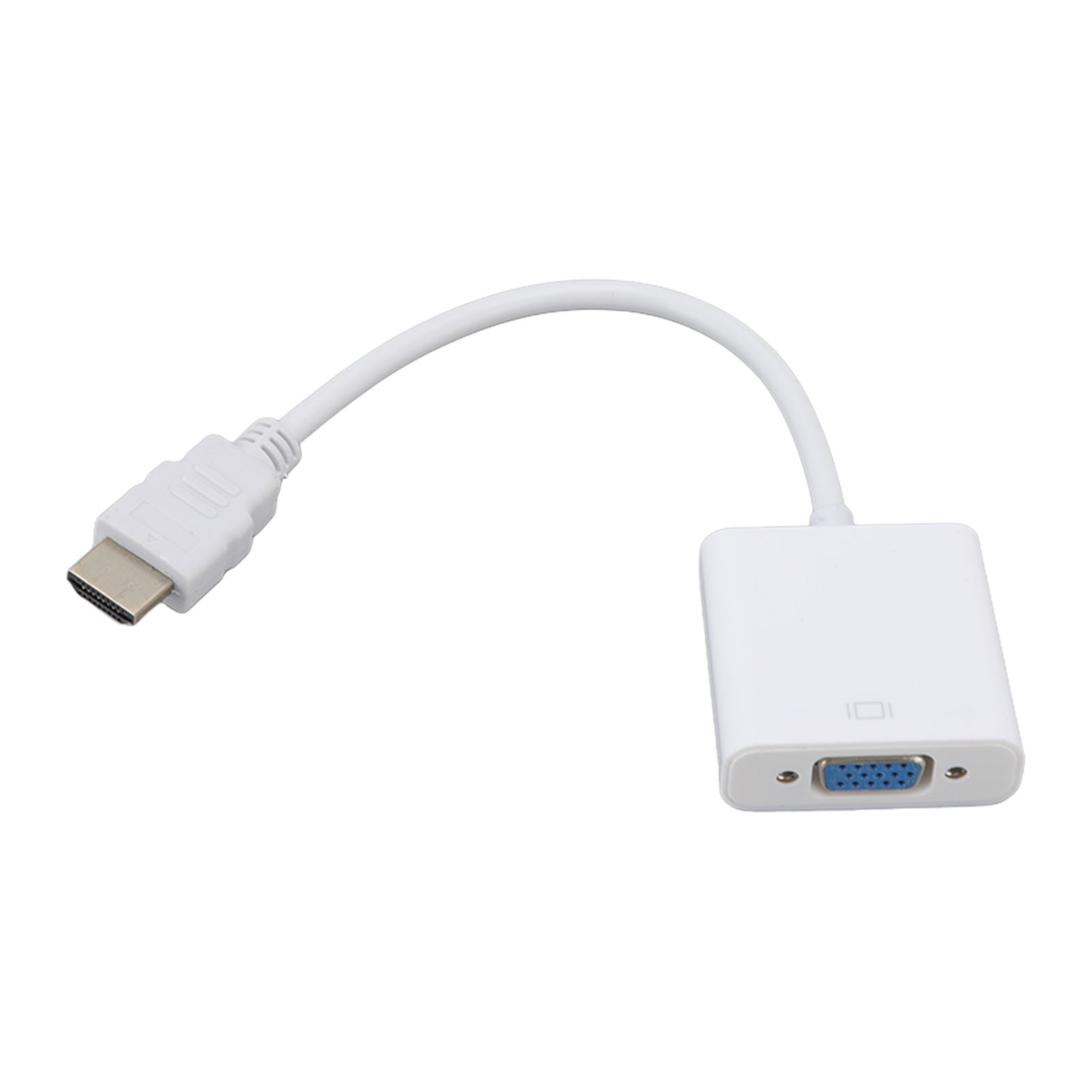 Hd-multimedia-interface-zu-vga-adapter Abs 1080p/1.4 Plug & Play, Hd-multimedia-interface-zu-vga-konverter Weiß