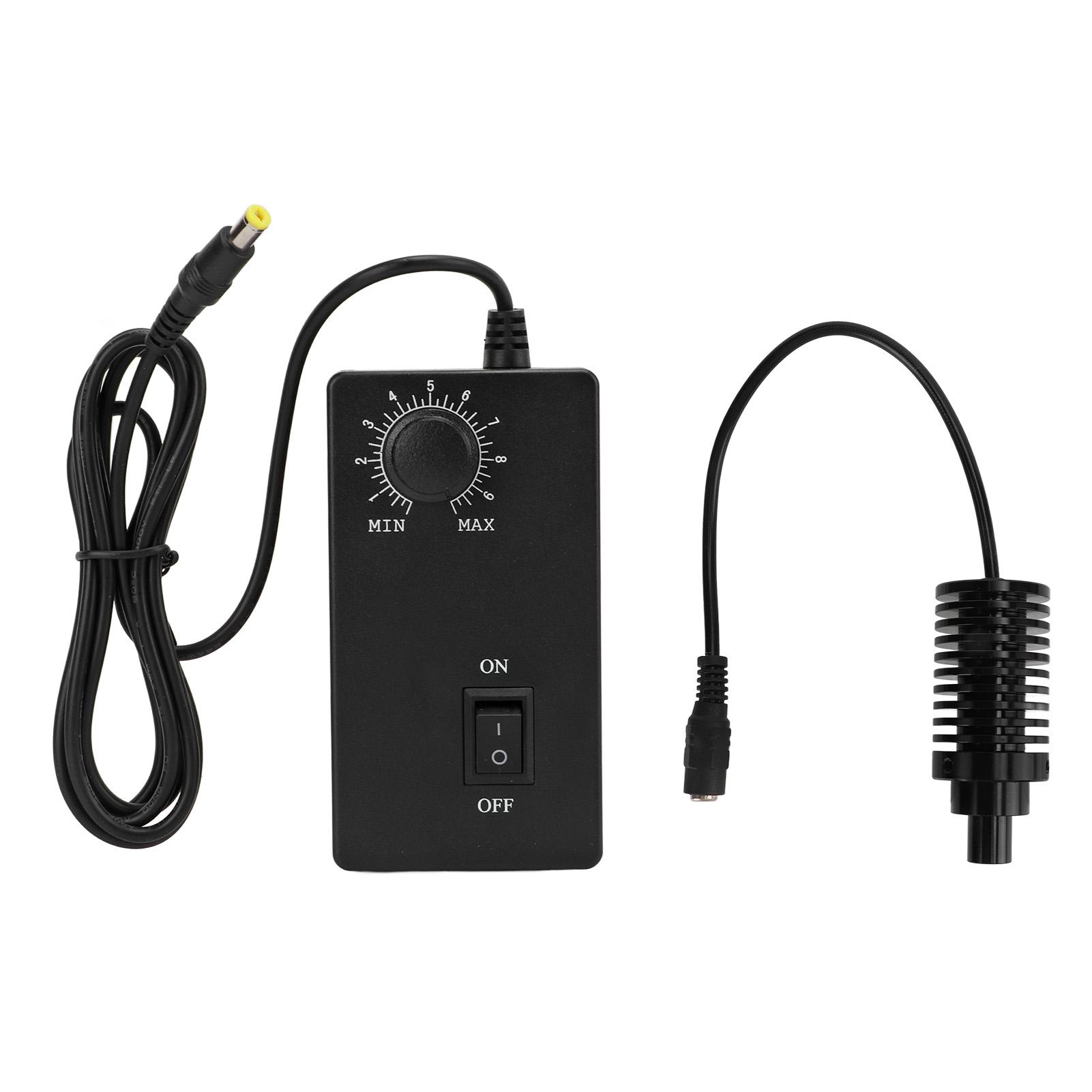 Koaxialer Led-mikroskopscheinwerfer, Helligkeit Einstellbar, Verschleiß- Und Hitzebeständig, Netzteil 100–240 V Ac, Ø 11 Mm, Eu-stecker, Weiß