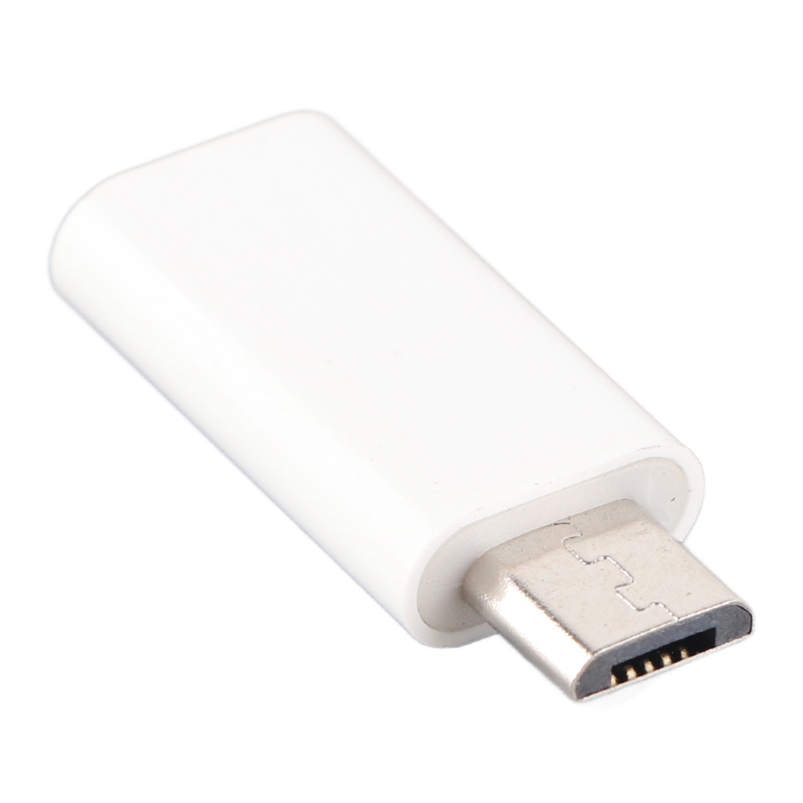 Micro-usb-stecker Auf Usb 3.0 Typ-c-buchse Adapter Zum Synchronisieren Und Laden Von Android-geräten (weiß)