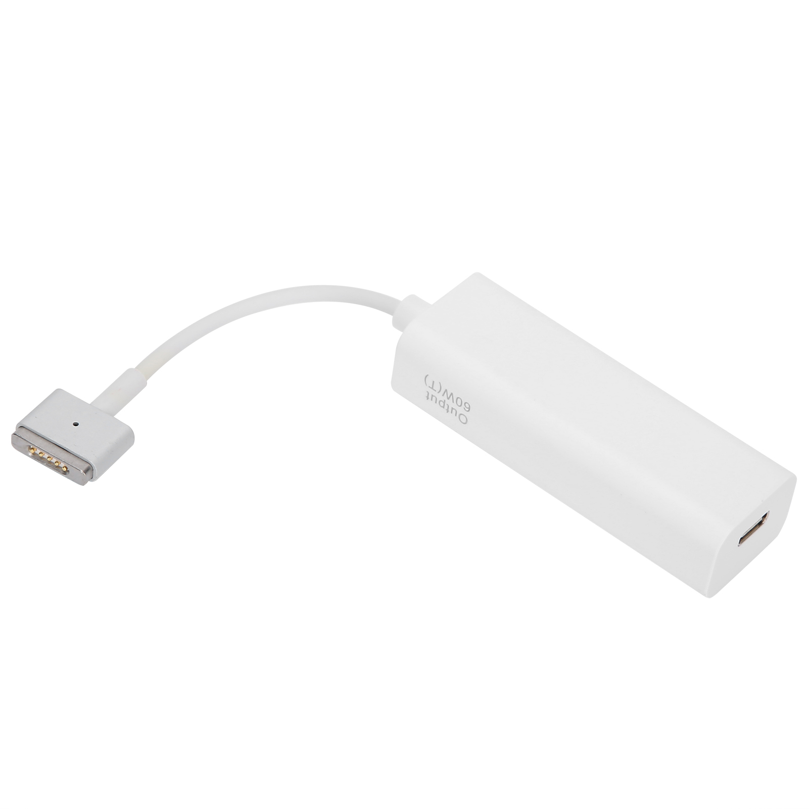 Usb-c Auf 1/2"-konverter-ladeadapter, 60-w-kunststoffkabel Für Os X Pro (weiß)
