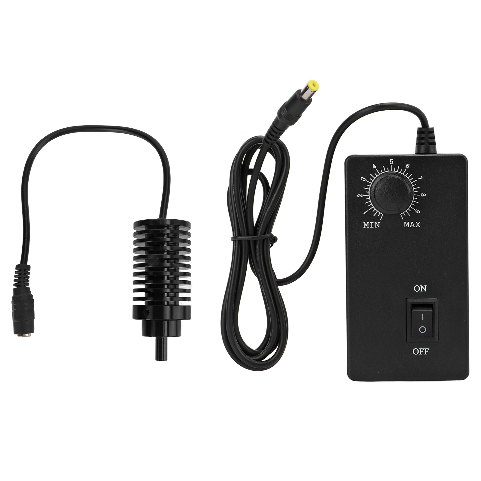 Koaxialer Led-mikroskopscheinwerfer, Hohe Helligkeit, Verschleiß- Und Hitzebeständig, Netzteil 100–240 V Ac, Ø 6 Mm, Eu-stecker, Weiß