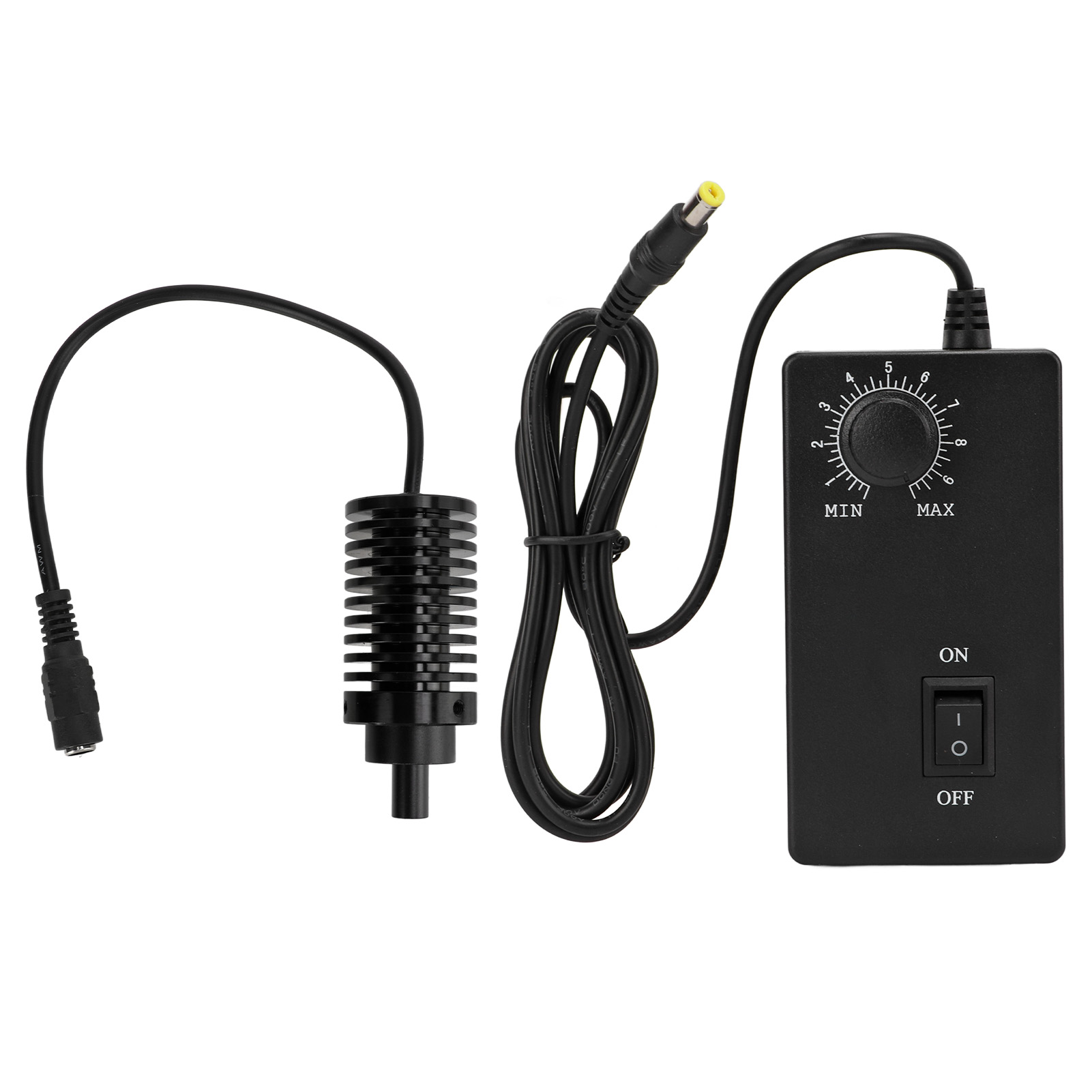 Koaxialer Led-mikroskopscheinwerfer, Hohe Helligkeit, Verschleiß- Und Hitzebeständig, Ac 100–240 V, Φ 8 Mm, Eu-stecker, Weiß