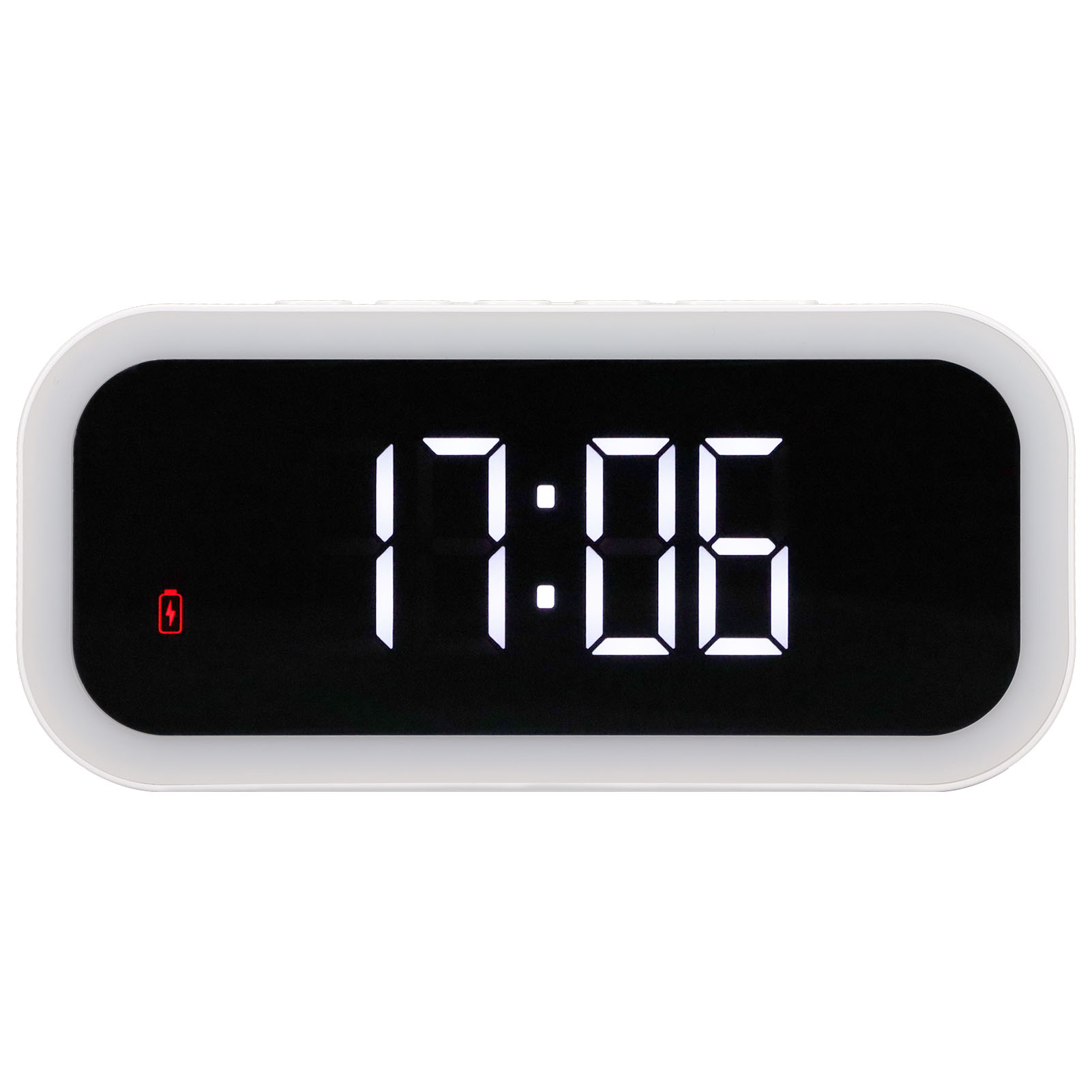 4-in-1 Wecker Mit Nachtlichtfunktion, 15-w-wireless-ladefunktion, Warmweißes Led-licht, Einstellbare Lautstärke.