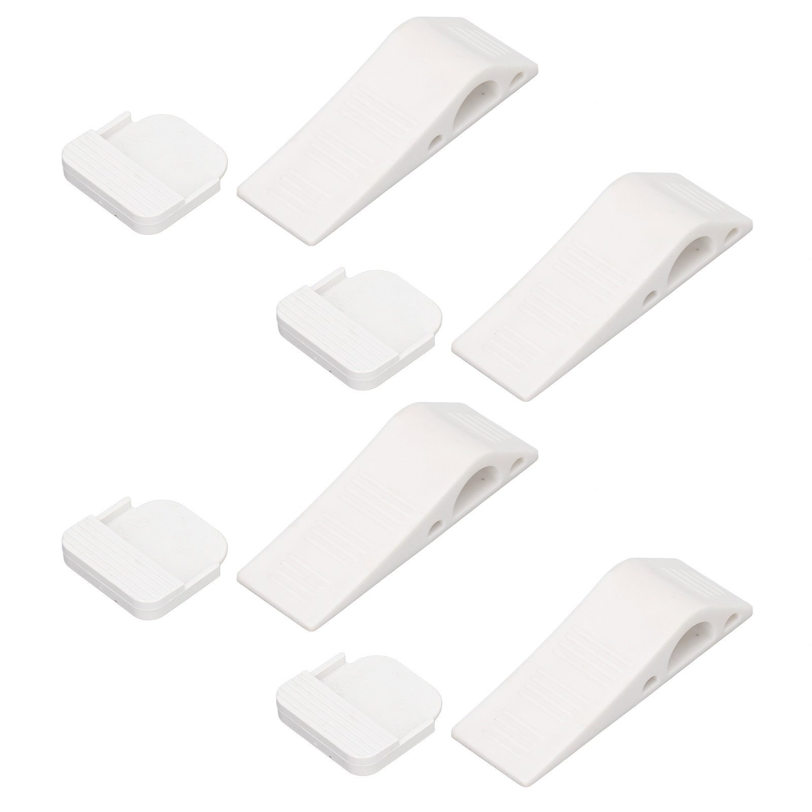 Set Mit 4 Multifunktionalen Türkeilen, Verhindert Stöße Und Reduziert Lärm, Für Zuhause, Büro Oder Hotel (weiß).