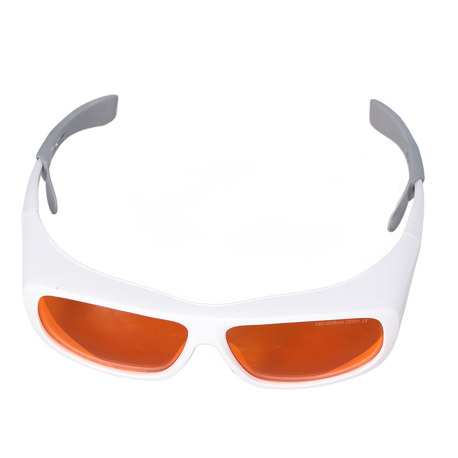 Laserschutzbrille Aus Kunststoff Für Glasfaseranwendungen, Wellenlänge 180–500 Nm, Weiß