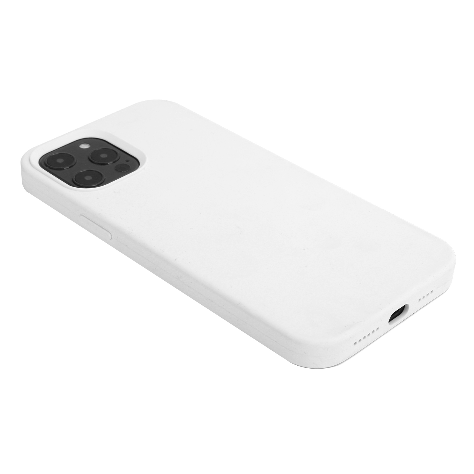 Stoßfeste Handyhülle Aus Flüssigsilikon Für Iphone 12 Pro Max (weiß)