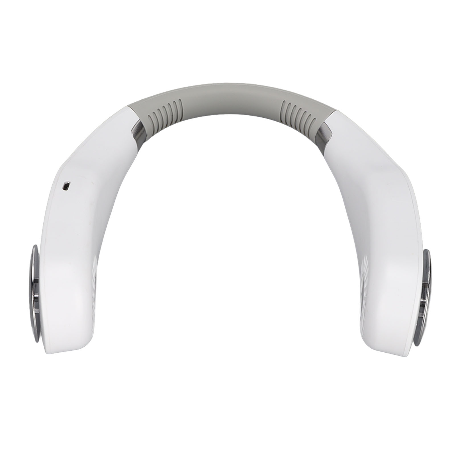 Klingenloser Nackenventilator, 3 Geschwindigkeitsstufen, Usb-ladefunktion, 3000-mah-akku, Leise, Freihändig Bedienbar, Umgebungslicht, Gesichtsventilator Für Büro Und Reisen, Weiß