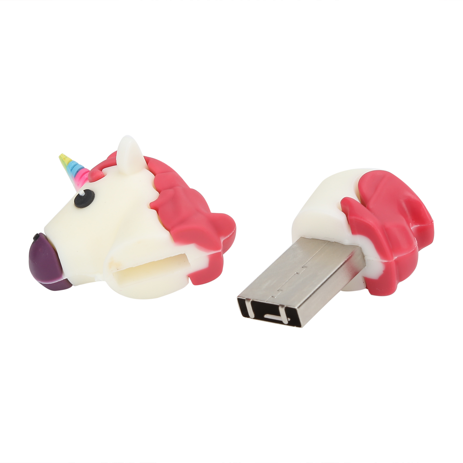 Weißer Usb 2.0-stick Mit Elegantem Design, 16 Gb, Kompatibel Mit Windows 7/8/10/vista/xp