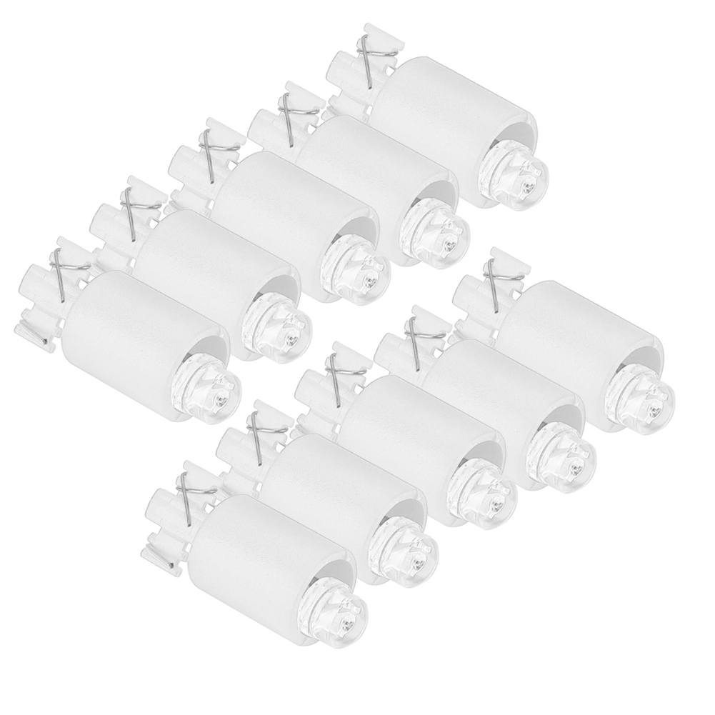 Set Mit 10 Led-beleuchteten Tasten Für Arcade-videospiele (weiß)