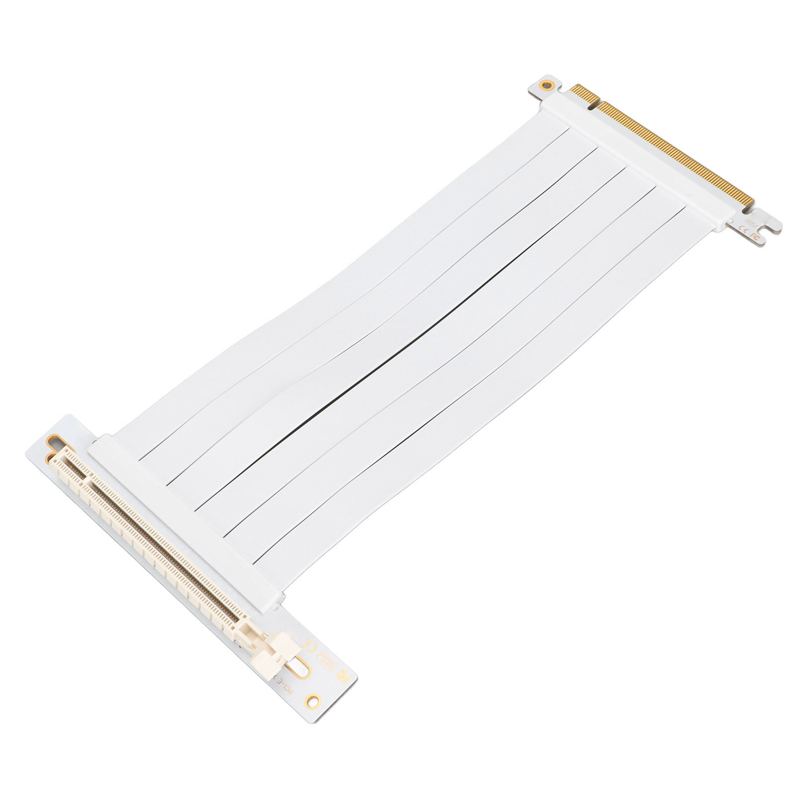 20 Cm 128 Gbit/s High-speed Pcie-verlängerungskabel, Pci Express-schnittstellenadapter Für Grafikkarte, Soundkarte Und Netzwerkkarte (weiß)