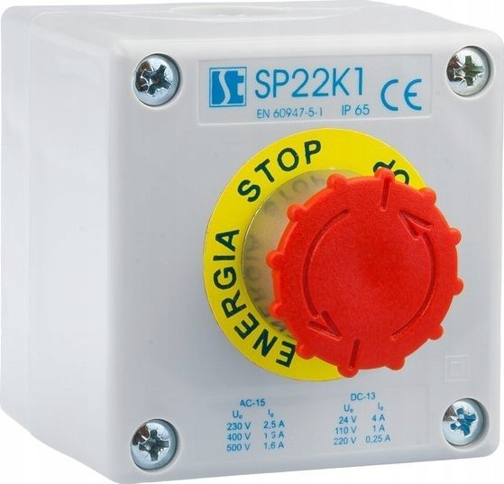 Steuergerät Spamel K1 Not-aus-taste Ip65