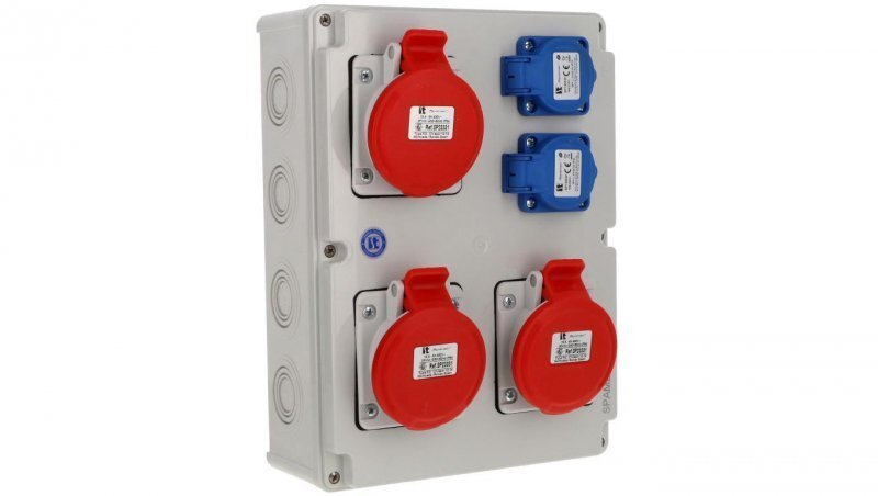 Verteilerkasten Spamel Sb-003005-s0020-54 16a Ip54
