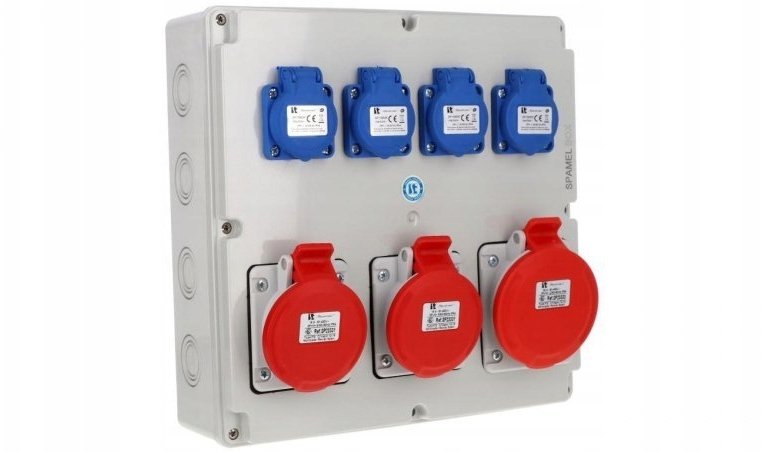 Verteilerkasten Spamel 5x32a 2x5x16a Ip54 Wasserdicht