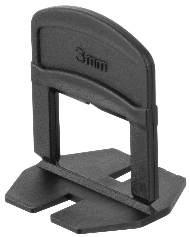 Abstandhalter Strend Pro Ls210w, Nivellierung, Unter Fliesen, 3.0 Mm, Packung 100 Stk., Kunststoff Schwarz