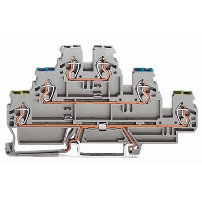 Schienenverbinder Wago 870-567 24 A 500 V