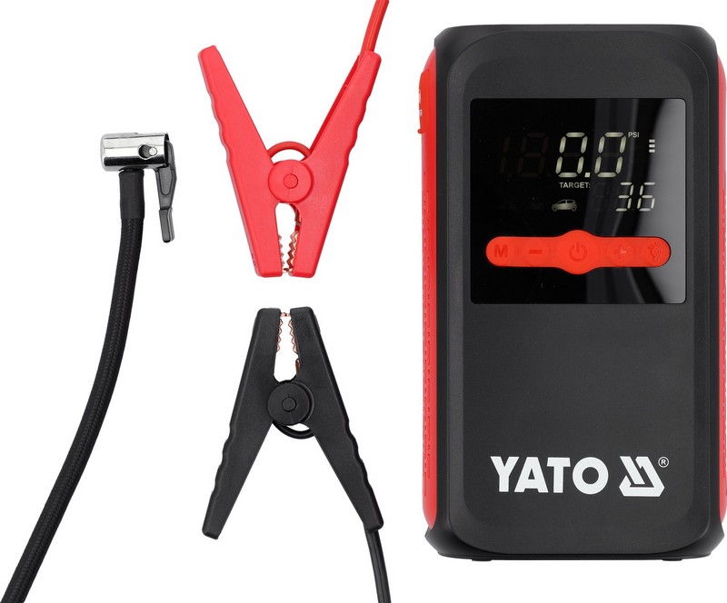 Starthilfegerät Mit Kompressor 12000 Mah - Yt-83086