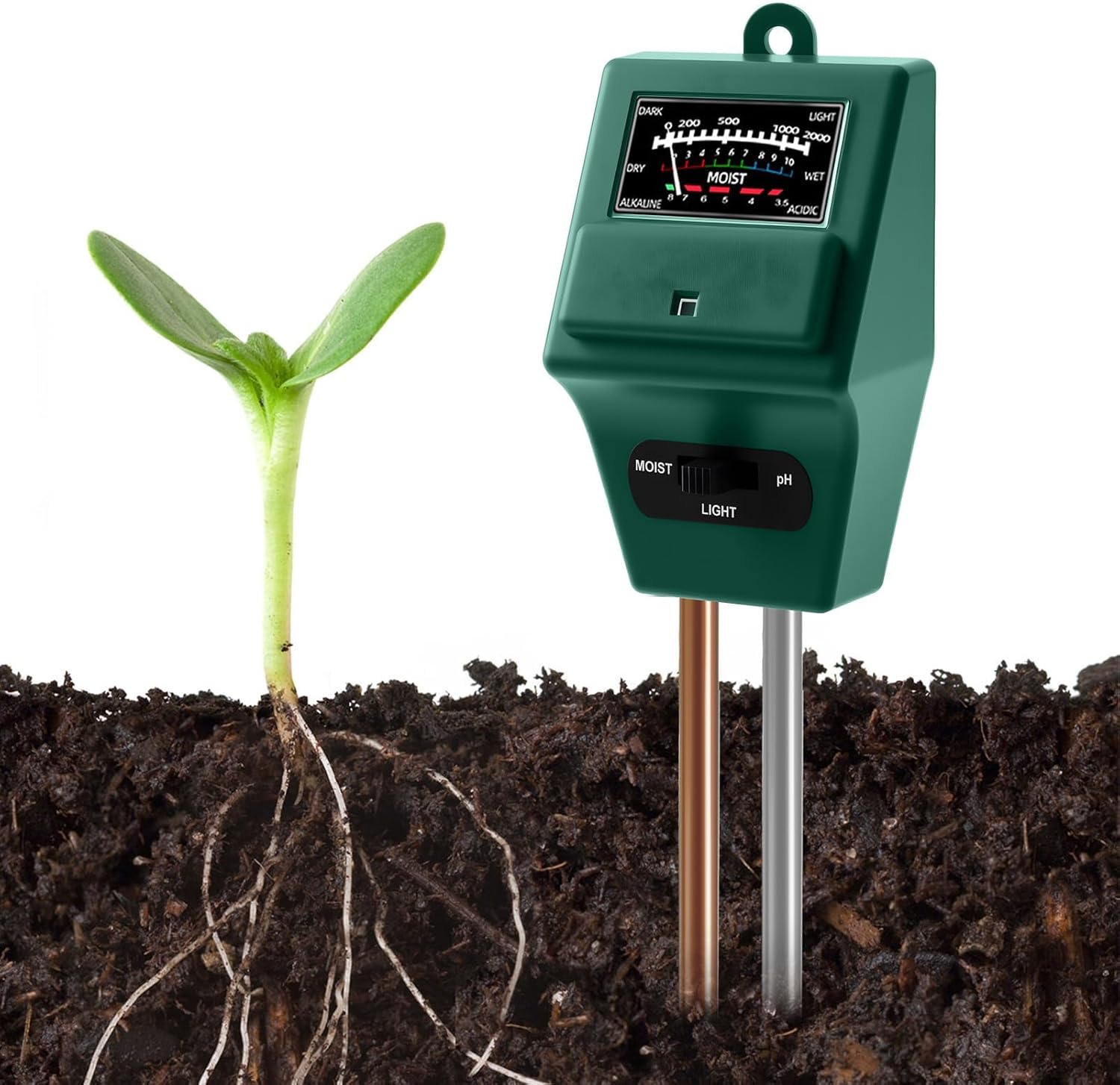 Pflanzenfeuchtigkeitsmesser, Pflanzenhygrometer, Boden-ph-tester, Wassersensor, Pflanzenhygrometer Für Gartenbau (drinnen Und Draußen), Landwirtschaft, Rasen, Bauernhof, Topfpflanzen