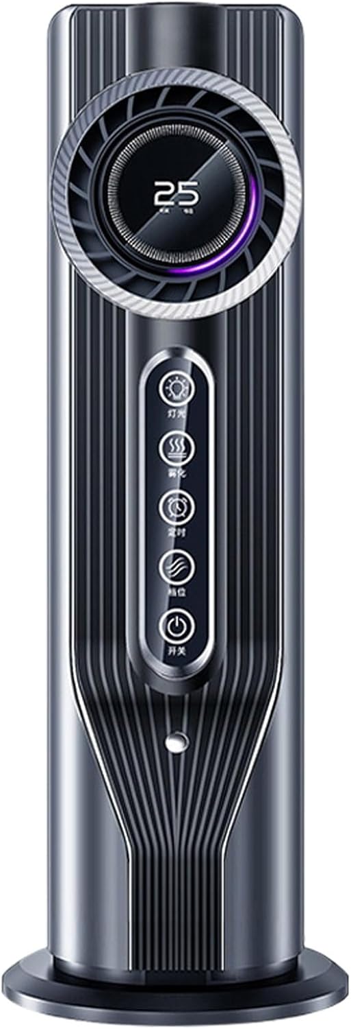 Tragbare Klimaanlage, Usb-betrieben, 6 Geschwindigkeitsstufen, Timerfunktion, Individuell Einstellbare Luftzirkulation, Für Schlafzimmer, Büro (grau)