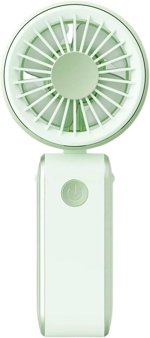 Mini-tragbarer Ventilator – Ideal Für Reisen Und Camping – Faltbar Und Tragbar – Für Outdoor-aktivitäten Und Büro – Grün