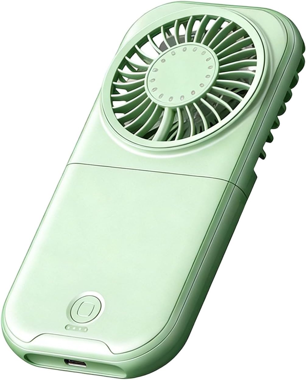 Mini-ventilator, 4 Geschwindigkeitsstufen, Nackenband, 2500 Mah Akkukapazität, 7 Turbinenflügel, Ideal Für Arbeit Und Reisen, Umweltfreundlich
