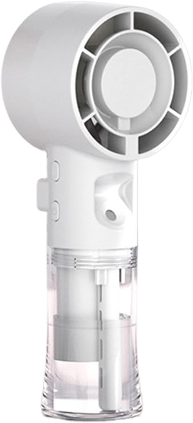 Tragbarer Sprühventilator – Usb-wiederaufladbarer Luftbefeuchter, 4 Gebläsestufen – Ideal Für Zuhause, Reisen Und Büro.