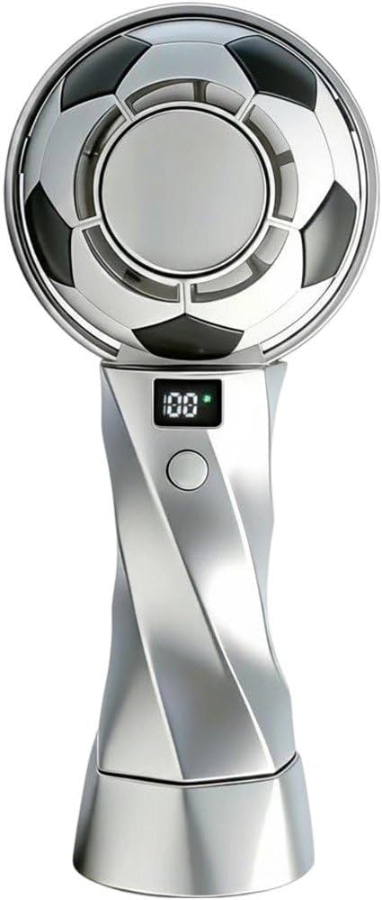 Tragbarer Ventilator – Mini-usb-ventilator Mit Led-anzeige, 6 Geschwindigkeitsstufen – Aufladung Über Usb-c – Für Büro, Zuhause Und Unterwegs