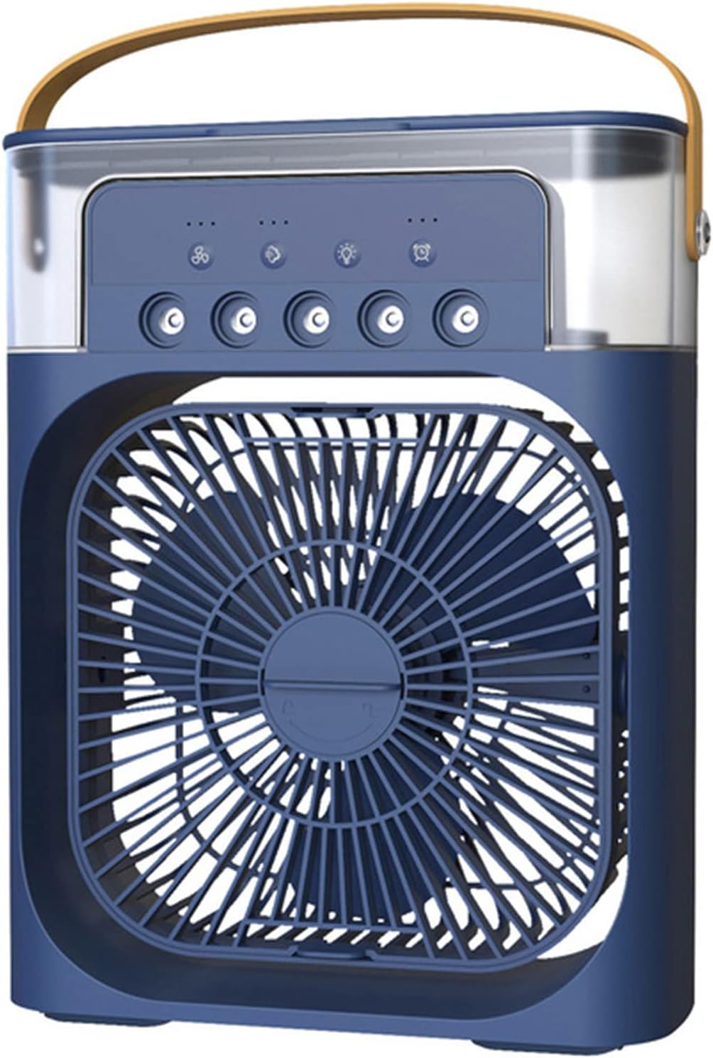 Mini-klimaanlage, Tragbares Nachtlicht, 5 Große Düsen, Luftbefeuchtung Und Kühlung, Drei Luftstromgeschwindigkeiten