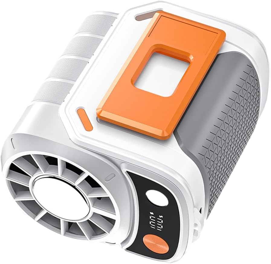 Kompakter Mini-ventilator, 4000-mah-akku, 5 Geschwindigkeitsstufen, Usb-c-ladeanschluss, 10.000 U/min – Ideal Für Unterwegs.