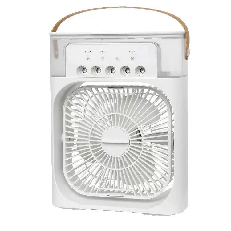 Tragbarer Klimaventilator Mit 3 Geschwindigkeitsstufen Und Timerfunktion, 5-loch-sprühsystem, Geeignet Für Schlafzimmer Und Büros