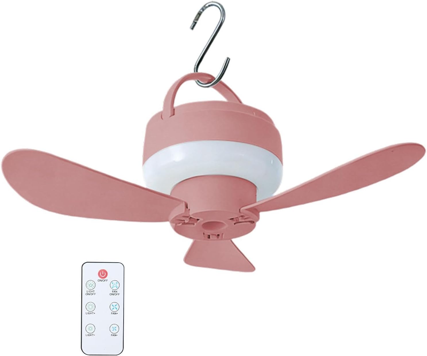 Deckenventilator Mit Licht. Fernbedienung Mit Licht, 1800-mah-usb-akku, Kabelloser Deckenventilator, Für Zuhause Und Unterwegs.