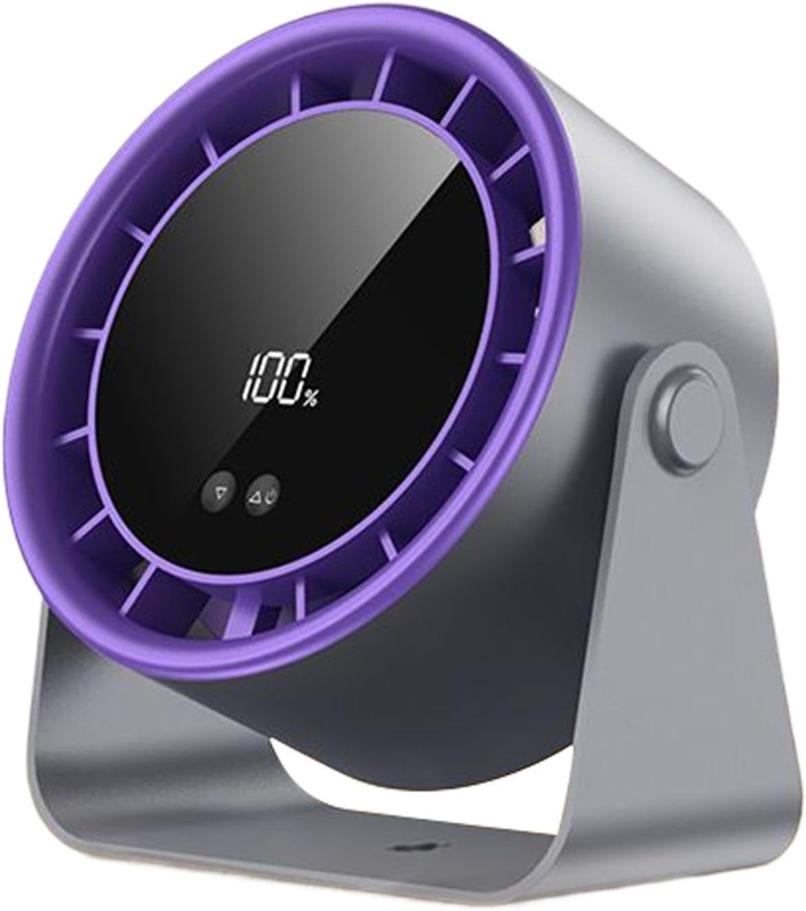Tragbarer Mini-ventilator: Led-anzeige, 7-blatt-spiraldesign, Schnelle Kühlung, Usb-pd-schnellladung, Leiser Betrieb, Für Den Innenbereich Und Auf Reisen