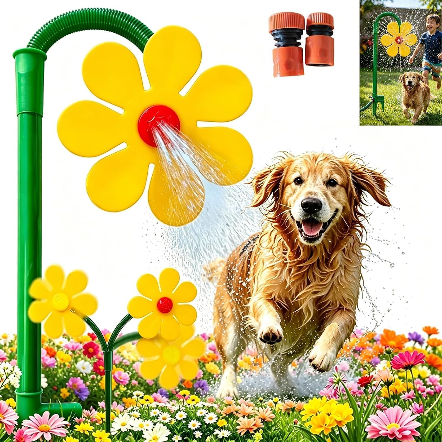 Rasensprenger, Tanzender Blumensprenger, Blumenbewässerungssprenger, Kinder-bewässerungsspielzeug Für Den Garten, Hochdruck-bewässerungsdüse