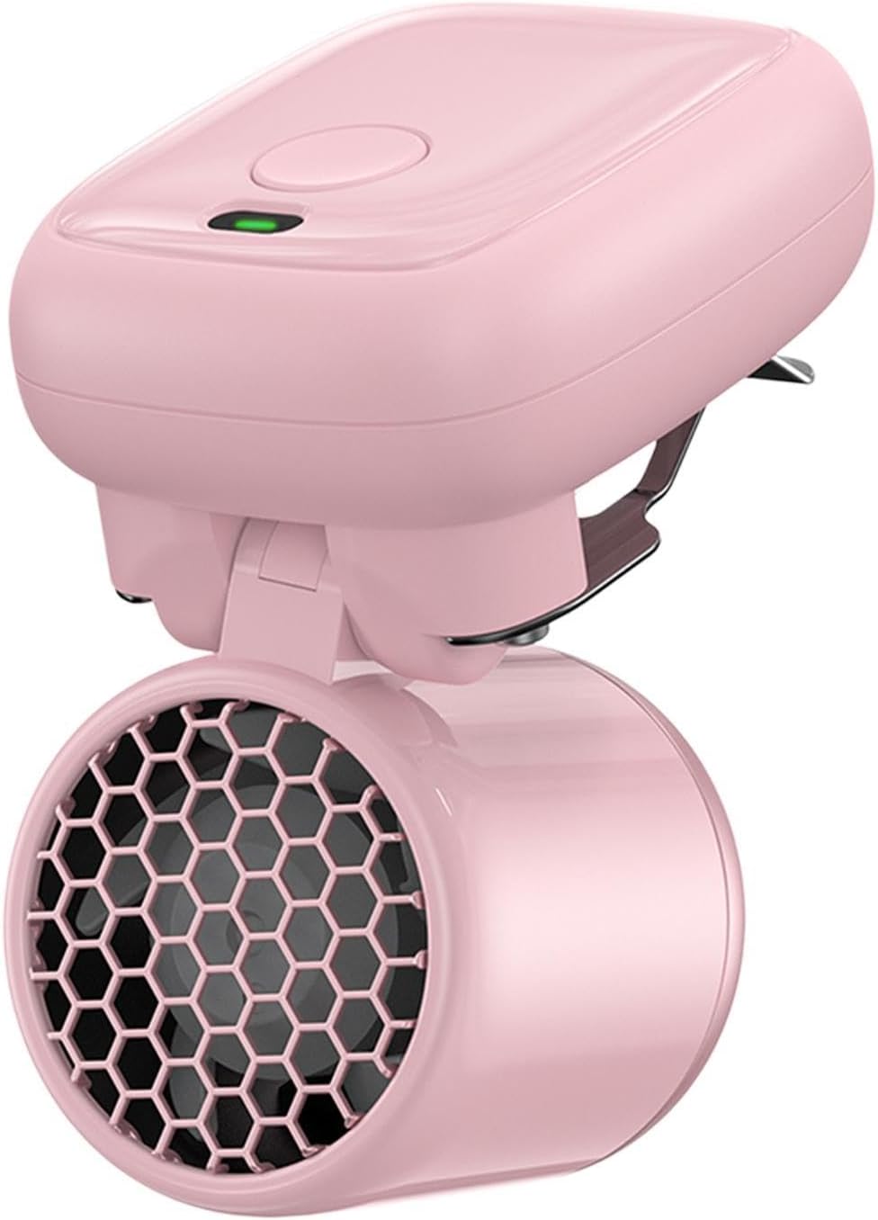 Clip-on-hutventilator – Mini, Tragbar, Usb, Leiser Hochgeschwindigkeitsmotor, Wiederaufladbar – Ideal Für Sommer Und Wanderungen – Pink
