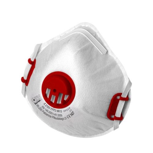 Filternde Halbmaske X 210 V Ffp2 Nr D Mit Ventil - T-9910 Z-21v
