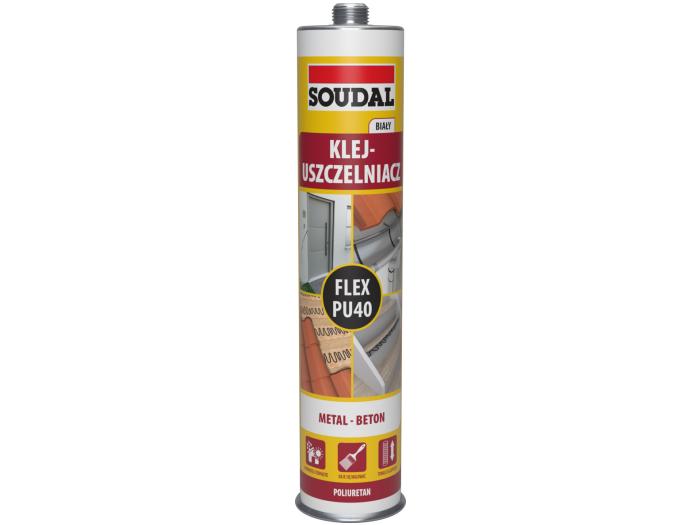 Polyurethan-klebstoff-dichtstoff Flex Pu 40 Weiß 300 Ml - Usz 40pu 30b